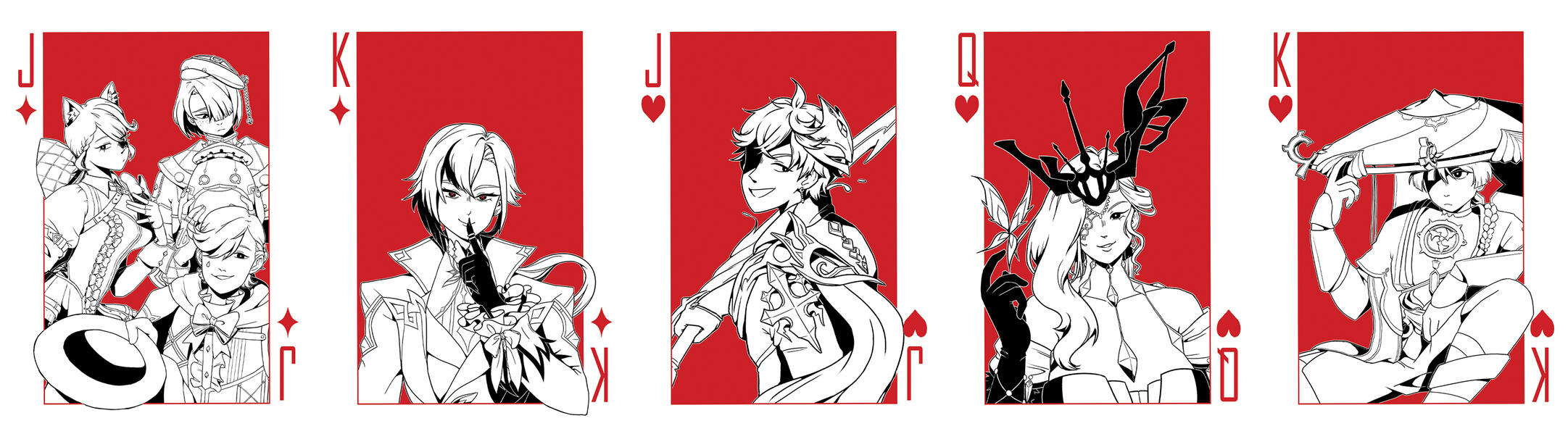 Genshin Fatui Cards Genshin Fatui Cards